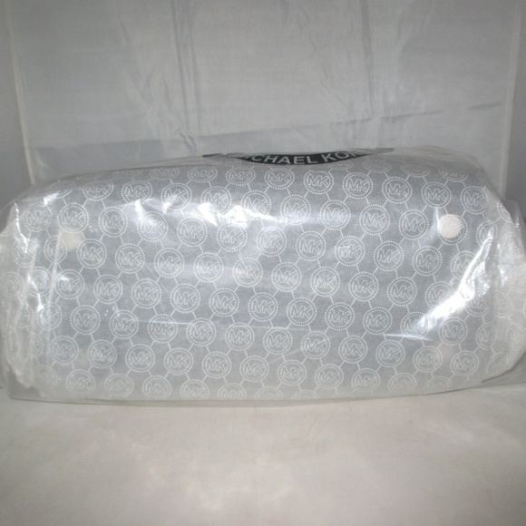 Michael Kors Sophie Large Top-Zip Leather Satchel $378 Navy #065 NWT - Picture 7 of 8